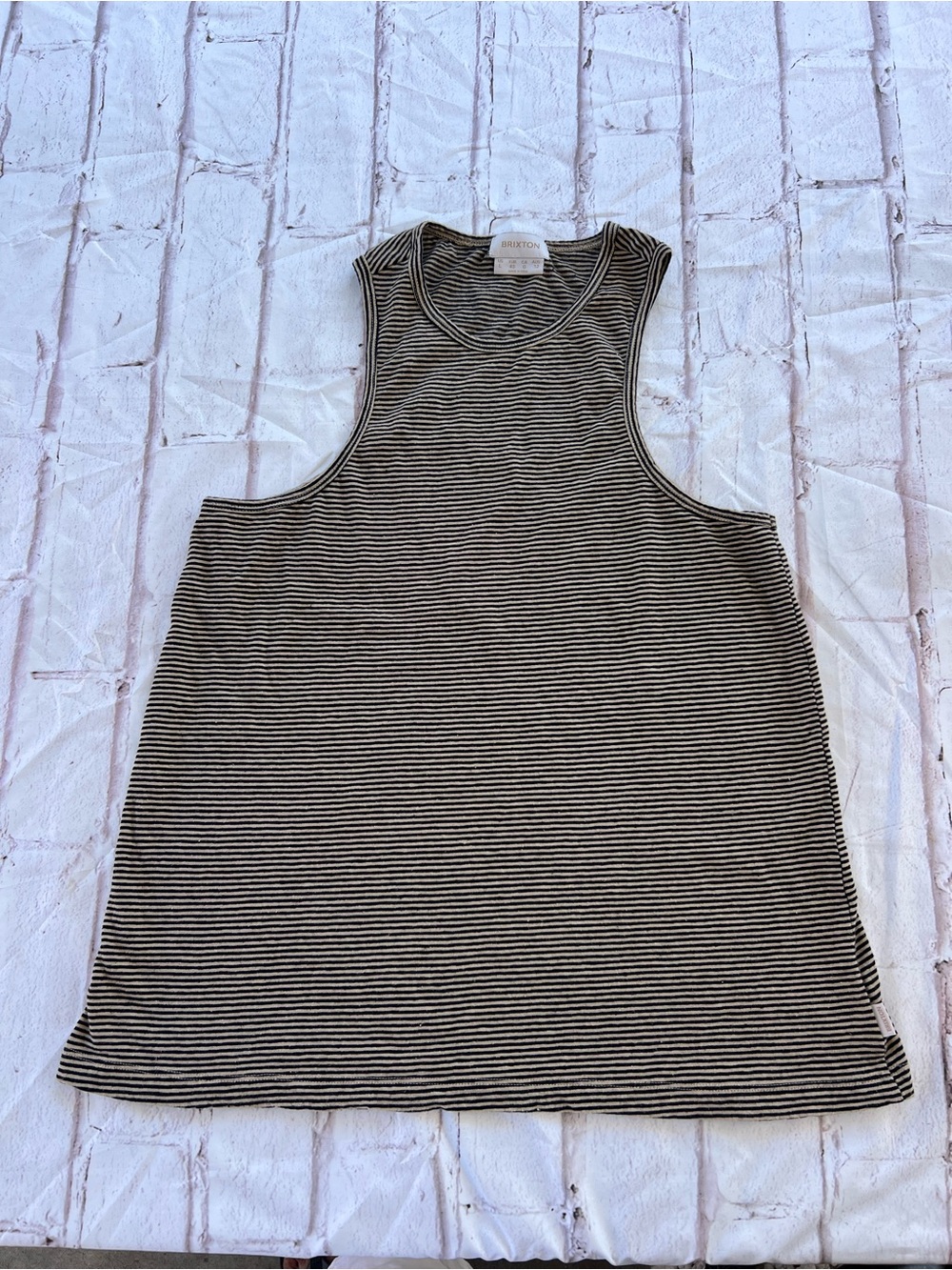 Brixton Tank top size Large stripped